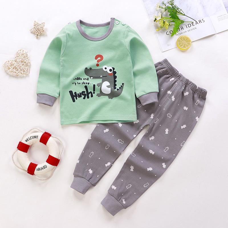 2-piece Cartoon Design Pajamas Sets for Toddler Boy Children's Clothing - PrettyKid