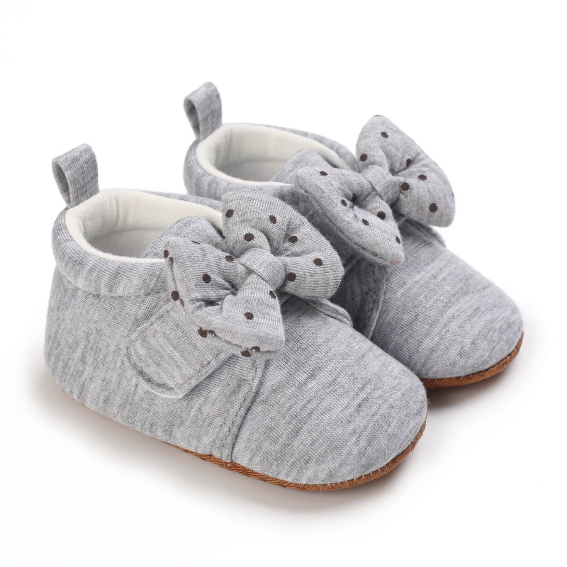 Bowtie Decor Wholesale Baby Shoes - PrettyKid