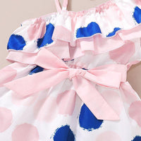 2-piece Polka Dot Dress & Headband for Toddler Girl - PrettyKid