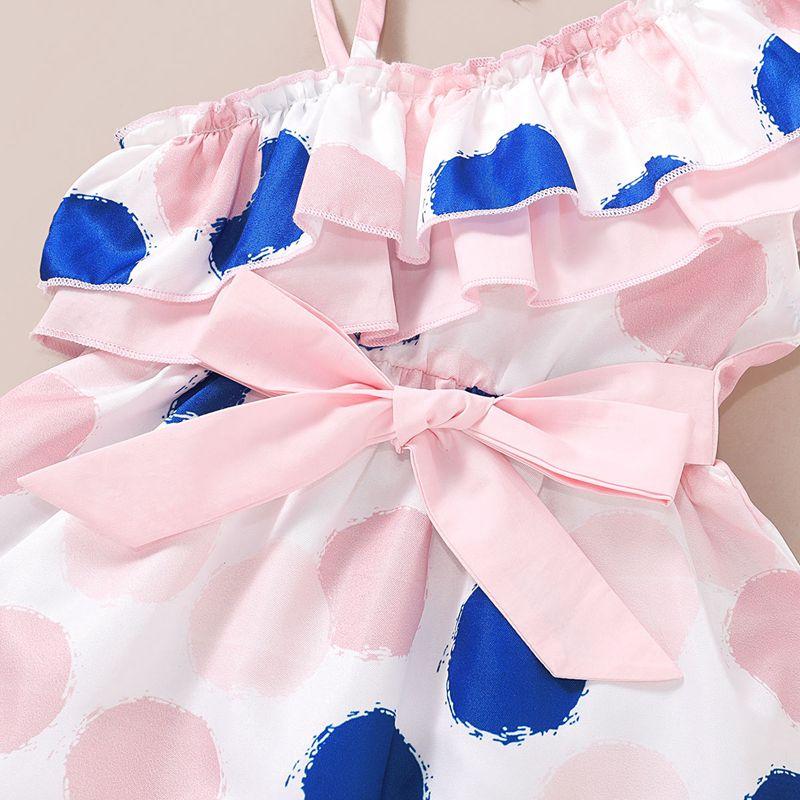 2-piece Polka Dot Dress & Headband for Toddler Girl - PrettyKid