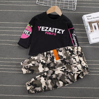 2-piece Sweatshirt & Camouflage Pants for Children Boy - PrettyKid