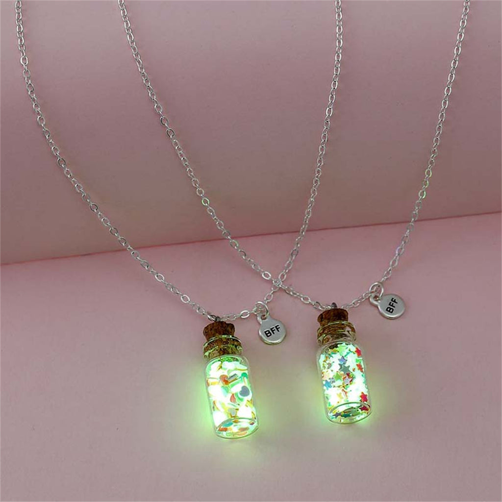 Wholesale 2 Pcs Will Glow At Night Children's Necklace in Bulk - PrettyKid