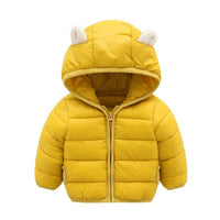 Solid Cartoon Design Puffer Jacket for Children Boy - PrettyKid