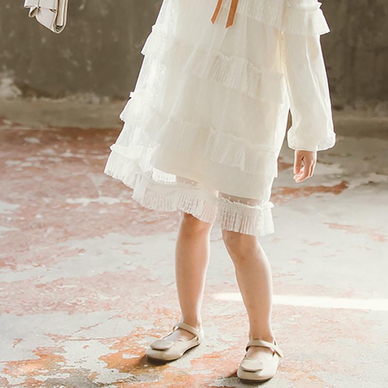 wholesale applique children's clothing Kid Girl Net Yarn Multi-layer Cake Skirt - PrettyKid