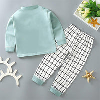 2-piece Cartoon Pattern Pajamas Sets for Children Boy - PrettyKid