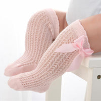 Bowknot Baby Knee-High Stockings - PrettyKid