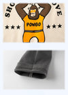 Toddler Kids Boys Cartoon Gorilla Print Round Neck Long-sleeved T-shirt Top - PrettyKid