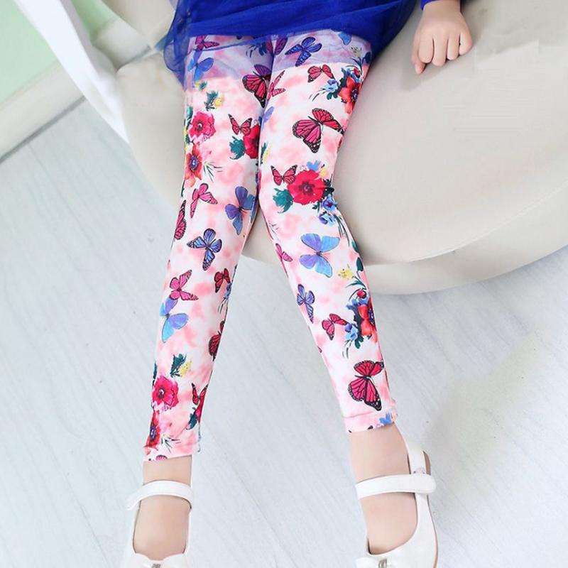 Girl's Floral Print Comfy Pants - PrettyKid