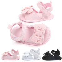 Bow Velcro soft sole baby shoe - PrettyKid