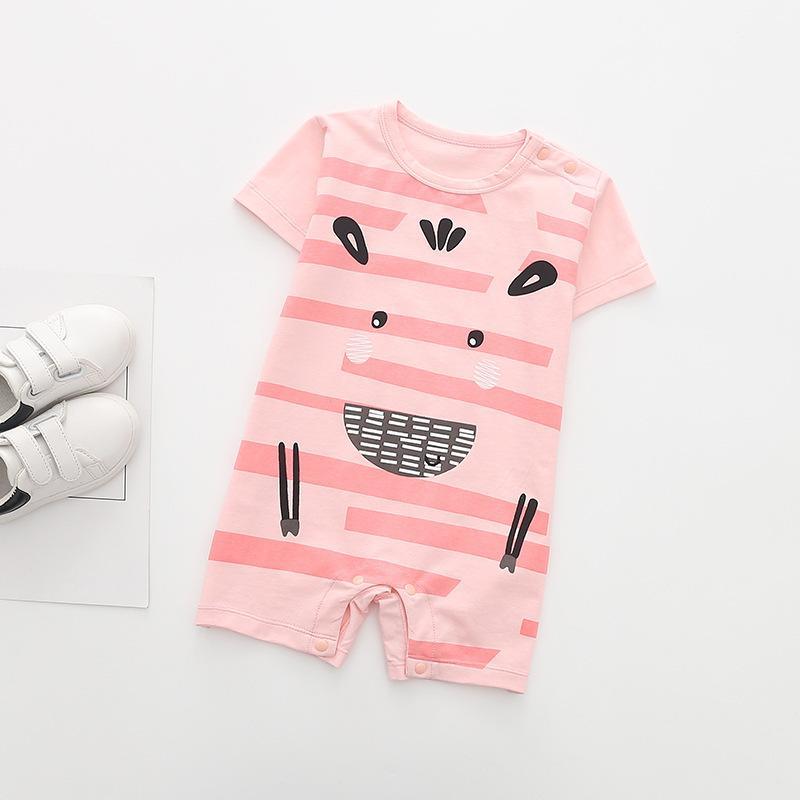 Cute Cartoon Printed Bodysuit for Baby Girl Wholesale children's clothing - PrettyKid