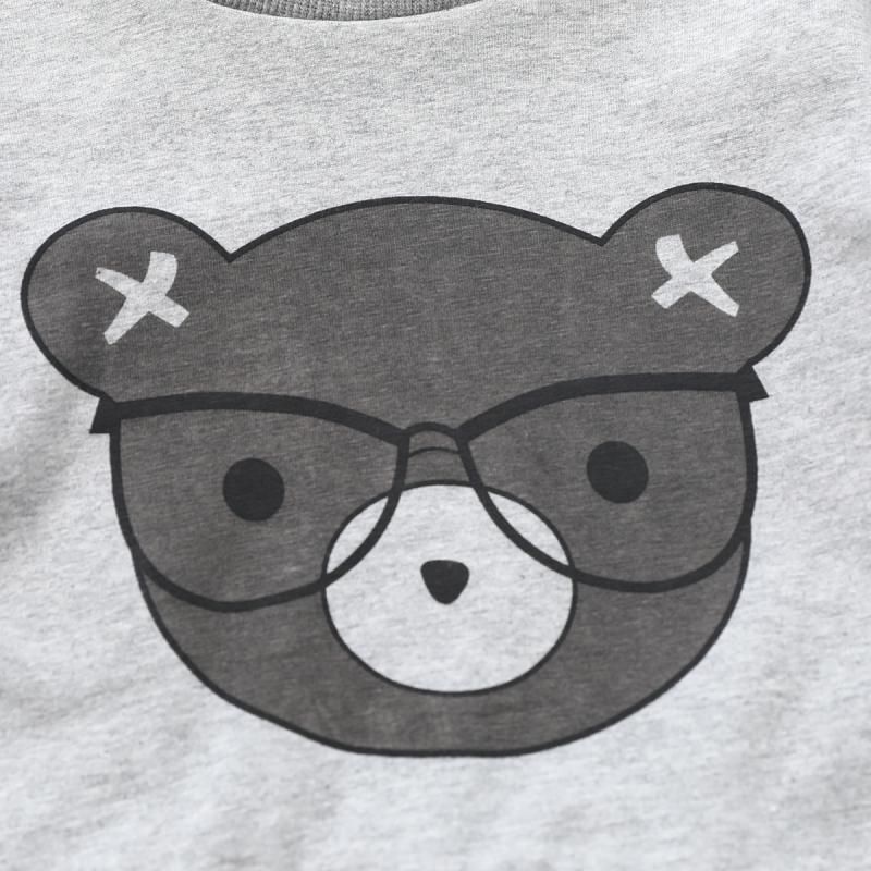 2-piece Bear Pattern Sweatshirts & Pants for Baby Boy - PrettyKid