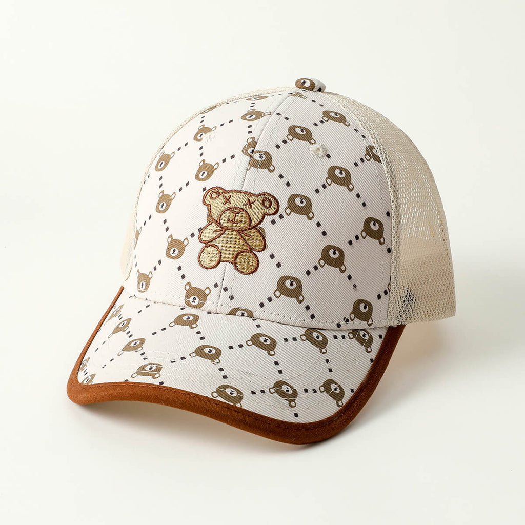 Wholesale Hibobi Kids Fashion Bear Pattern Cap in Bulk - PrettyKid