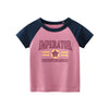 Boys Letter Printing Car Dinosaur Pattern Short Sleeves T-Shirt Wholesale Toddler Boy Tops - PrettyKid