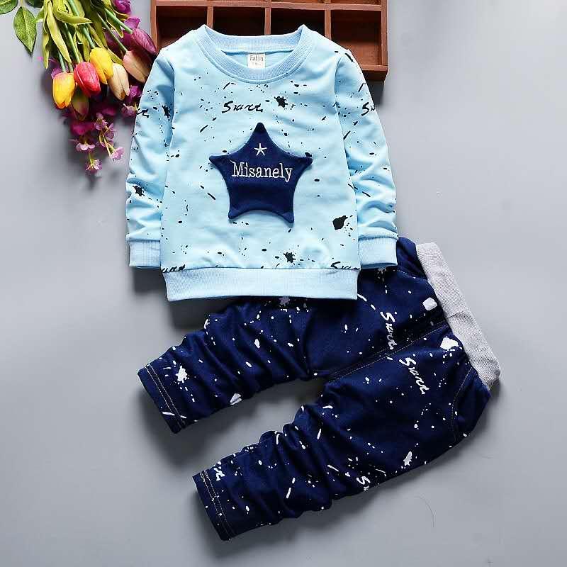 2-piece Pentagram Pattern Suit for Children Boy - PrettyKid