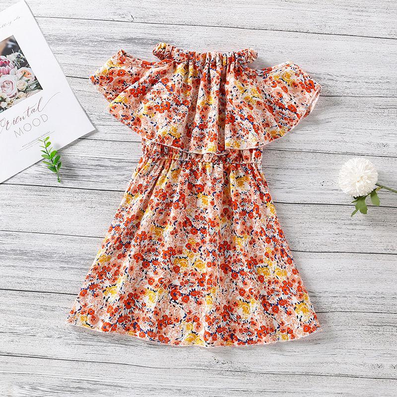 Toddler Girl Floral Print Dress - PrettyKid