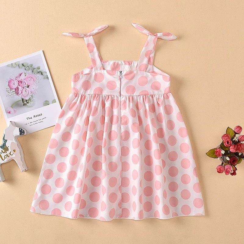 Toddler Girl Polka Dot Cami Dress - PrettyKid