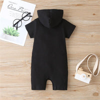 Cotton Solid Hooded Bodysuit Wholesale children's clothing - PrettyKid