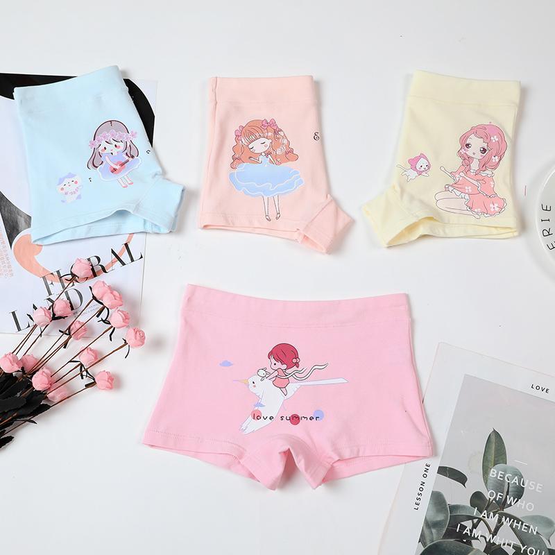 4-piece Cartoon Pattern Panties for Girl - PrettyKid