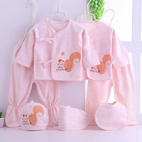 Newborn Boy Squirrel Kit 7 Pieces Children's Clothing - PrettyKid