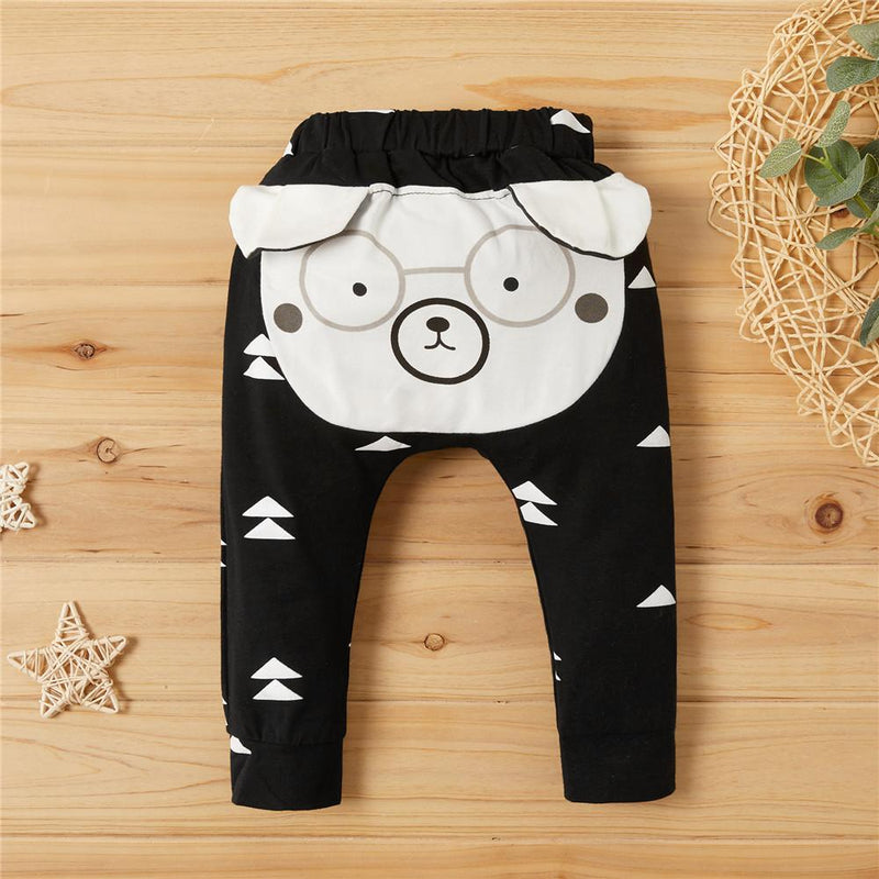 Baby 3D Animal Cartoon Elastic Waist Cute Pants - PrettyKid