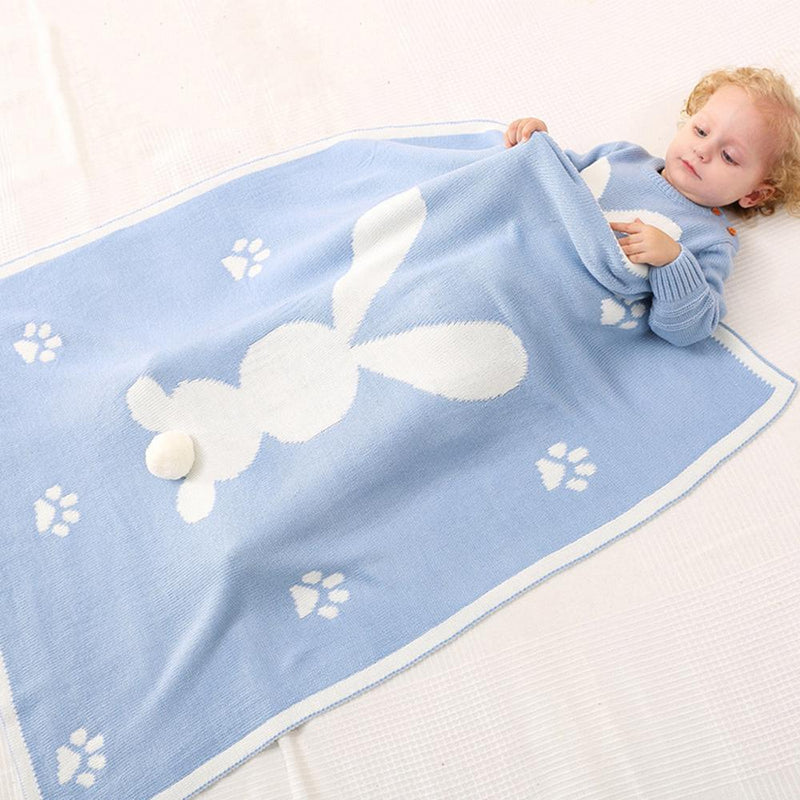 Baby 3D Rabbit Animal Printed Cute Baby Blankets Wholesale - PrettyKid