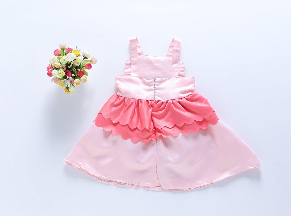 Toddler Girls Swan Dress Suspender Skirt Princess Skirt - PrettyKid