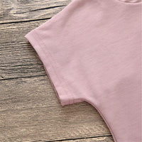 Girls 3PCS Stripe Long Sleeve Top & Short Sleeve Vest & Pants Wholesale - PrettyKid
