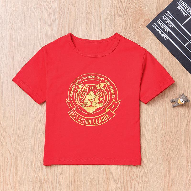 Lion Pattern T-shirt for Children Boy - PrettyKid