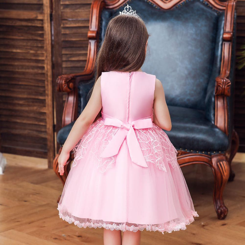 Little Girl Prom Princess Dress Girl Catwalk Performance Dress - PrettyKid