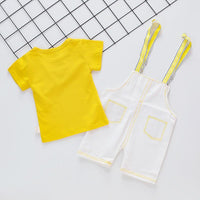 2-piece T-shirt & Bib Pants for Children Boy - PrettyKid