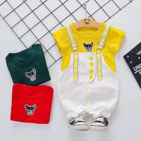 2-piece T-shirt & Bib Pants for Children Boy - PrettyKid