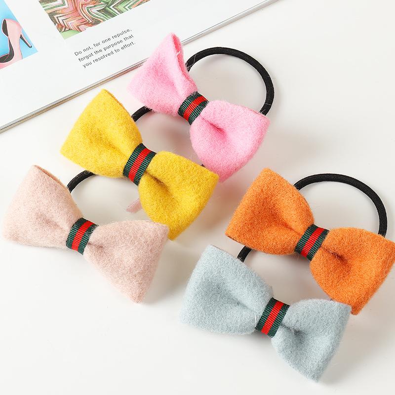 5-piece Bowknot Hair Rope for Girl - PrettyKid