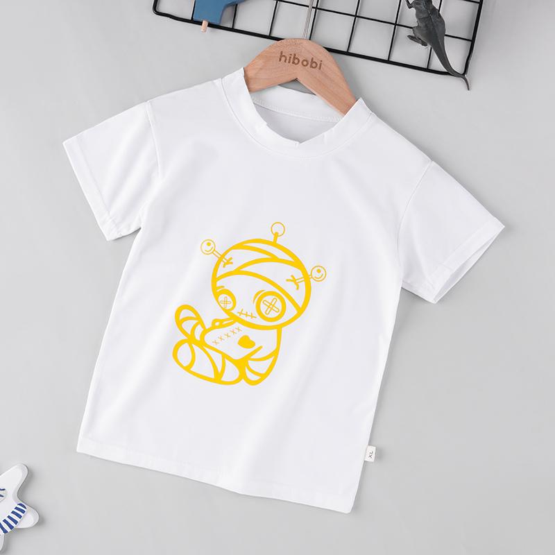 Toddler Boy Cartoon Pattern T-shirt - PrettyKid