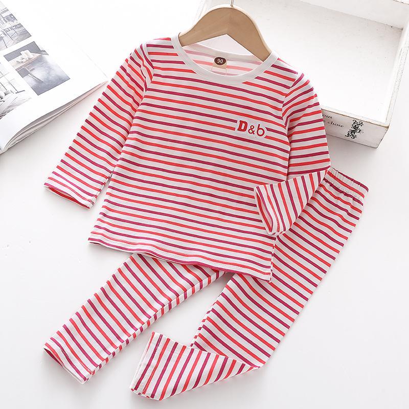 2-piece Striped Pajamas Sets for Children Boy - PrettyKid