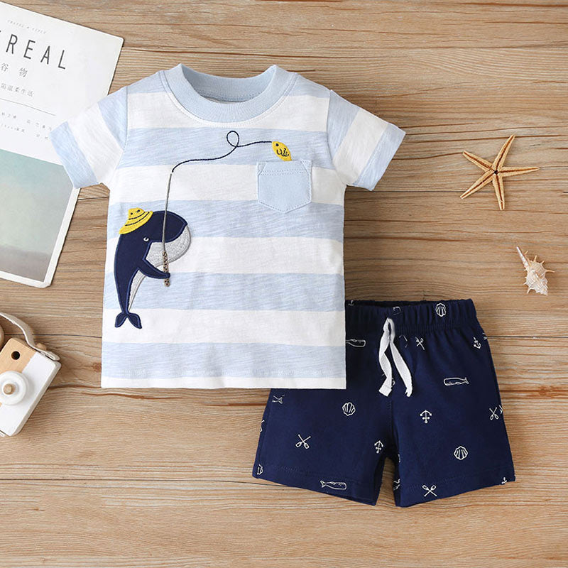 2-piece T-shirt & Shorts for Baby Boy - PrettyKid