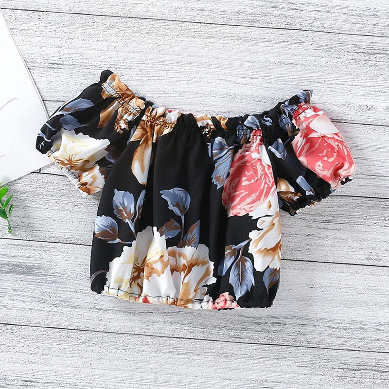 Toddler Girl Floral Top & Shorts - PrettyKid