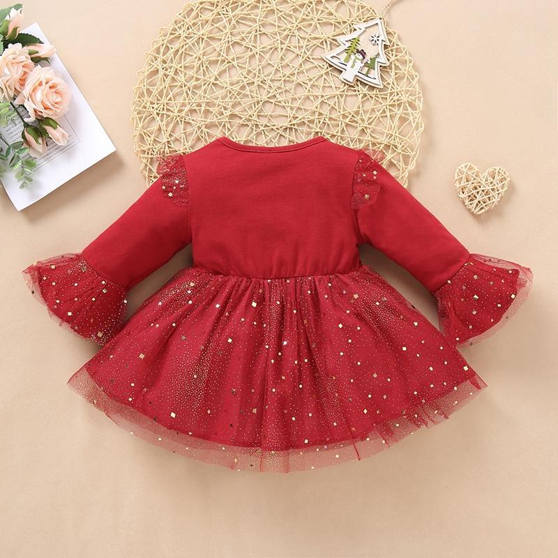 Long Sleeve Mesh Princess Dress for Toddler Girl - PrettyKid