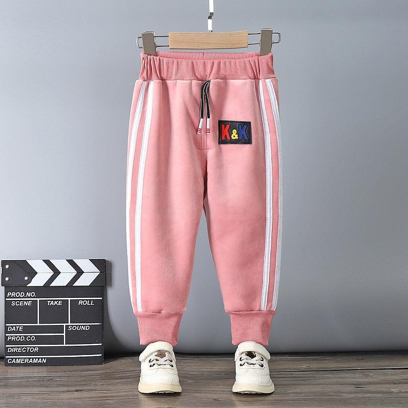 Fleece-lined Sports Pants for Children Boy - PrettyKid