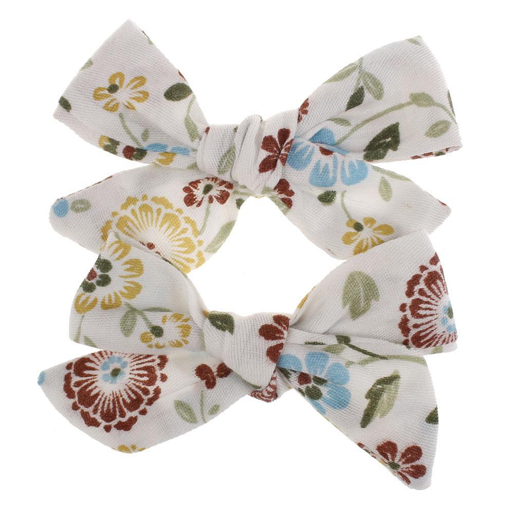 Cotton Printed Hair Clip for Girl - PrettyKid