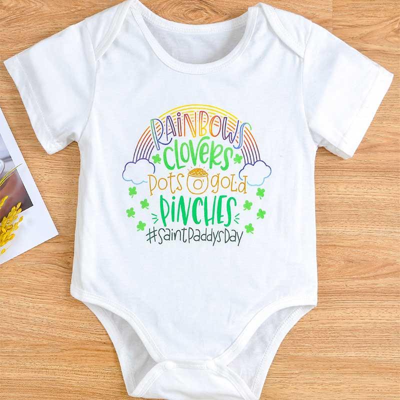 Baby Love Letter Cotton Summer Bodysuit - PrettyKid