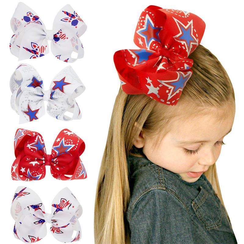 Independence Day Bow Hair clip - PrettyKid