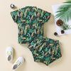 3M-3Y Short Sets For Boys Full Print Drawstring Short Sleeves Wholesale Baby Boutique Clothing - PrettyKid