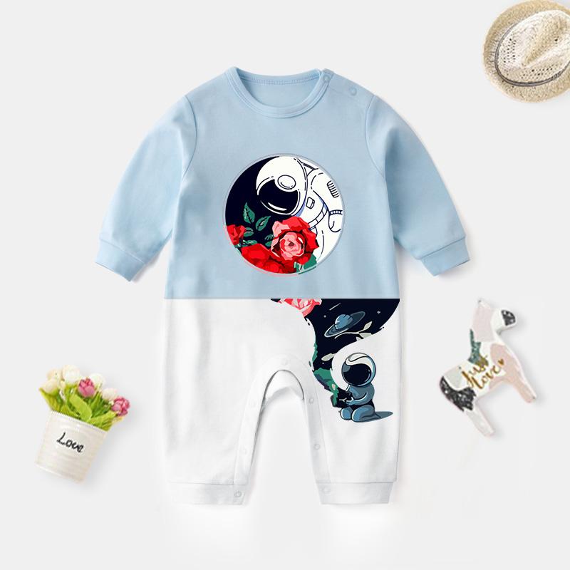 Astronaut Pattern Jumpsuit for Baby - PrettyKid