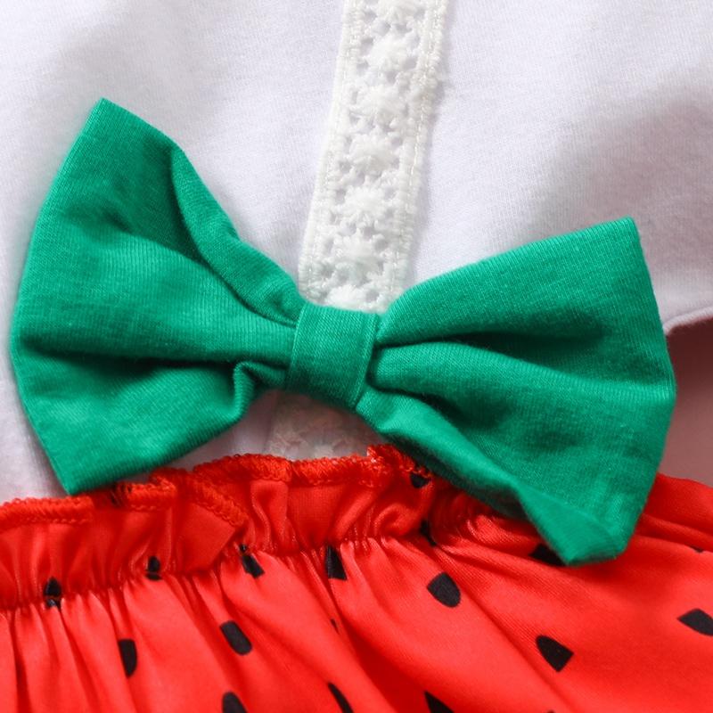 Baby Girl Watermelon Summer Pattern Dress - PrettyKid