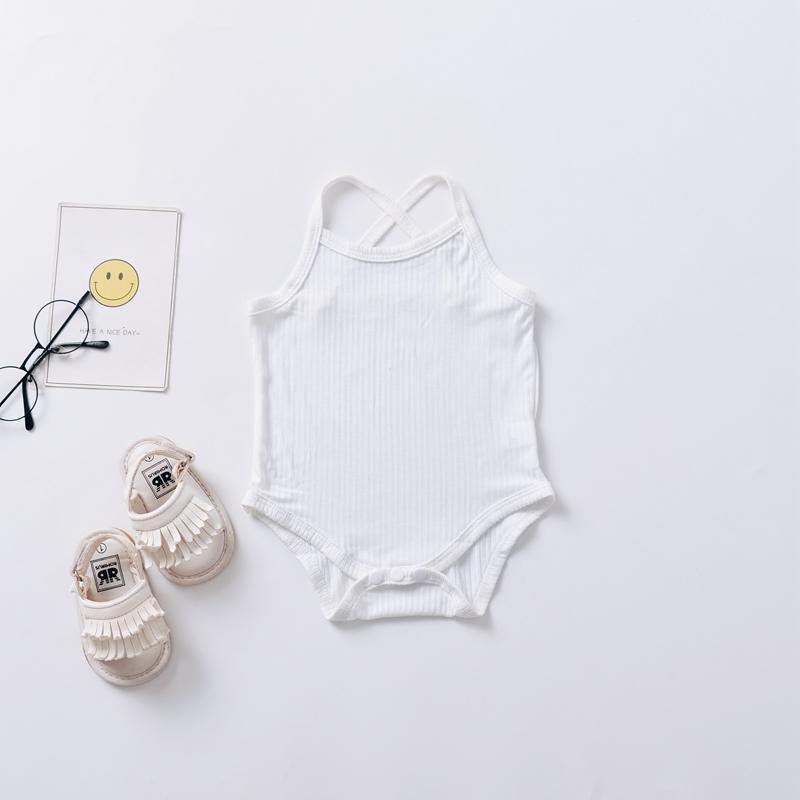 Solid Sleeve Bodysuit for Baby Girl Wholesale children's clothing - PrettyKid