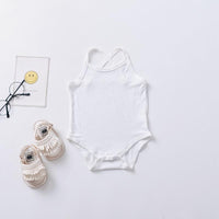 Solid Sleeve Bodysuit for Baby Girl Wholesale children's clothing - PrettyKid