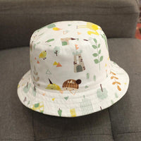 Double Side Bucket Hat Sun Visor Summer Fisherman Hat Children's Clothing - PrettyKid