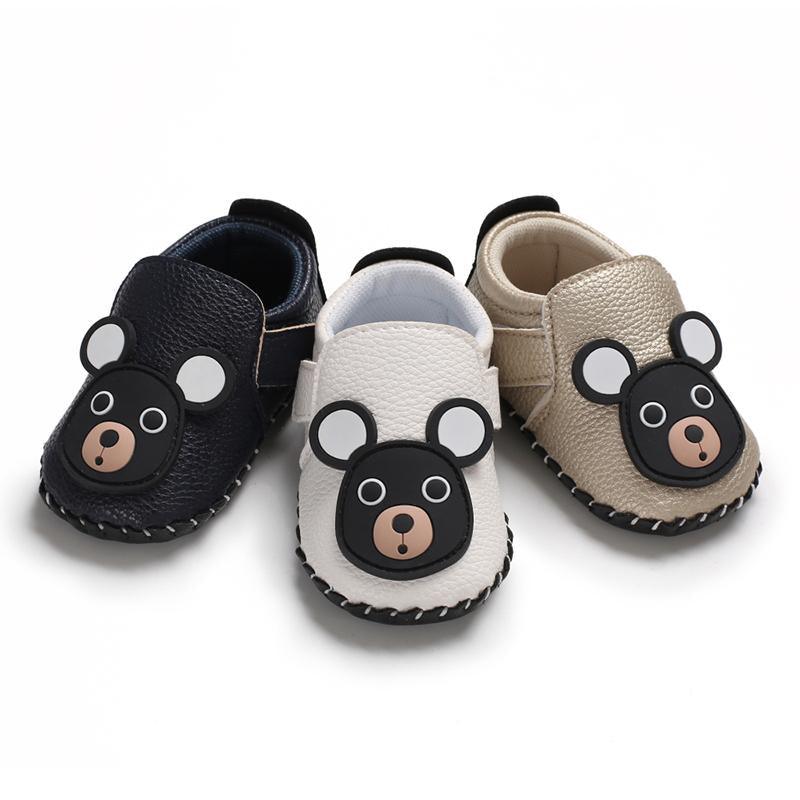 Bear Pattern Velcro Baby Shoe for Baby - PrettyKid