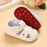 Baby Boy Geometric Pattern Velcro Strap Shoes - PrettyKid