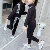 2-piece Stripes Coat & Pants for Girl - PrettyKid